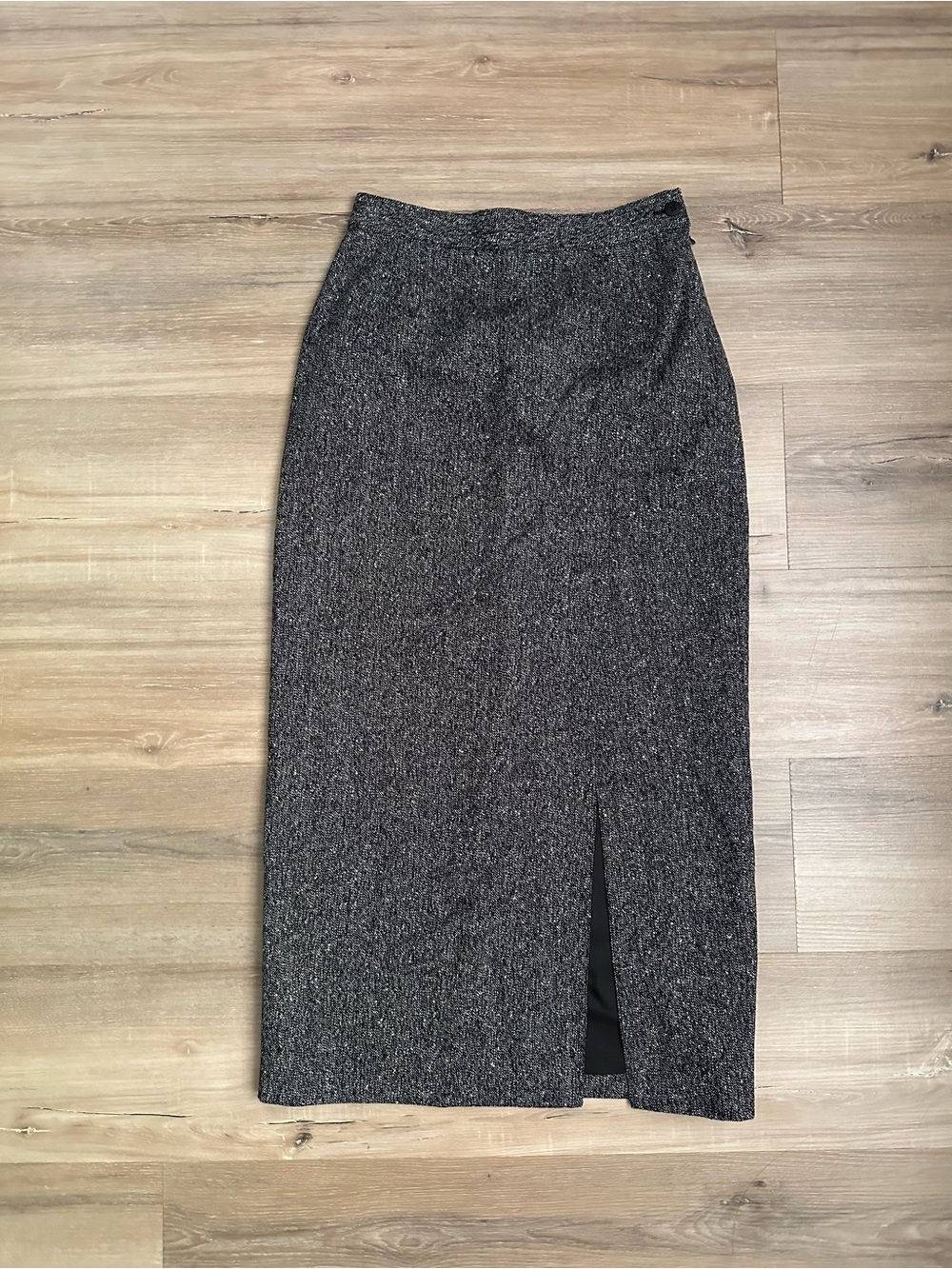 Vintage ICEBERG Made in Italy Wool Blend Maxi Pencil Skirt Size 40 S